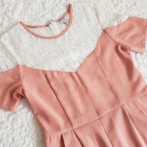 *SOLD* Blush and Lace Jumper